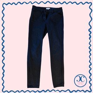 Calvin Klein Charcoal Plaid Fitted Work Pants